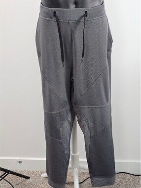 Hylete Men's Medium Gray Athletic Jogger Pants with Drawstring Waist